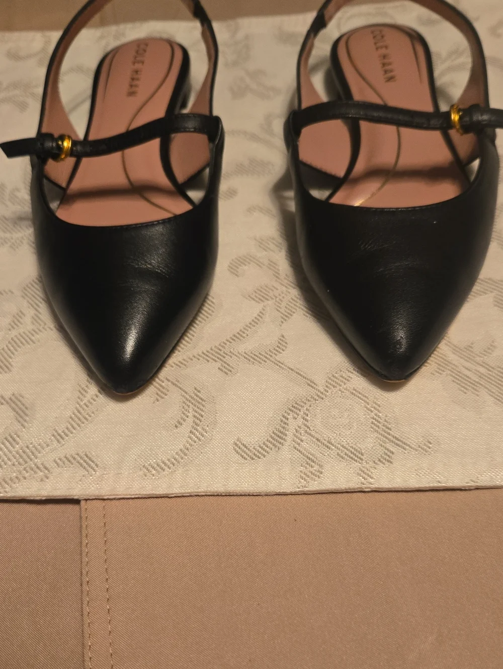Cole Haan Anya Slingback Flats Black size 6.5B